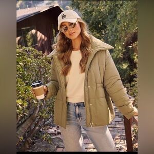 Vici Olive Puffer Jacket